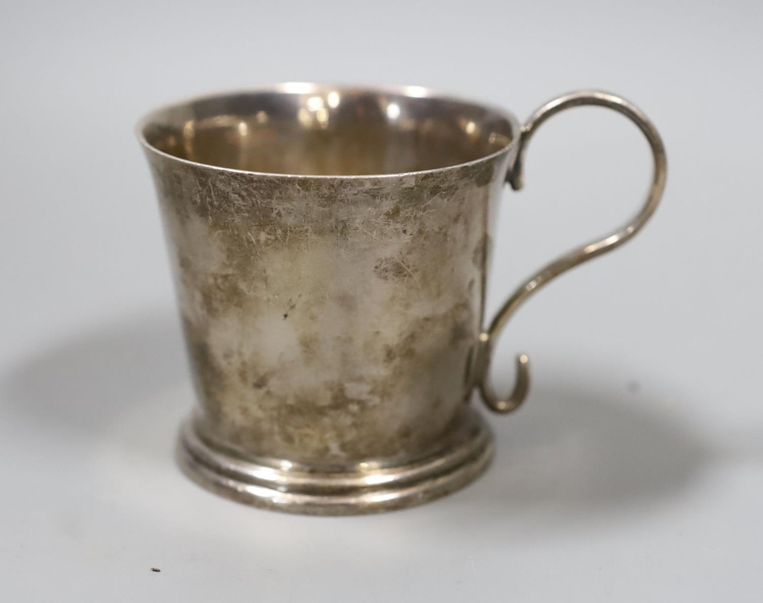 A modern Irish silver christening mug, Royal Irish Silver Co. Dublin, 1974, retailed by Asprey, - Image 9 of 10