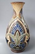 A Doulton Lambeth stoneware vase by Edith Lupton 28cm
