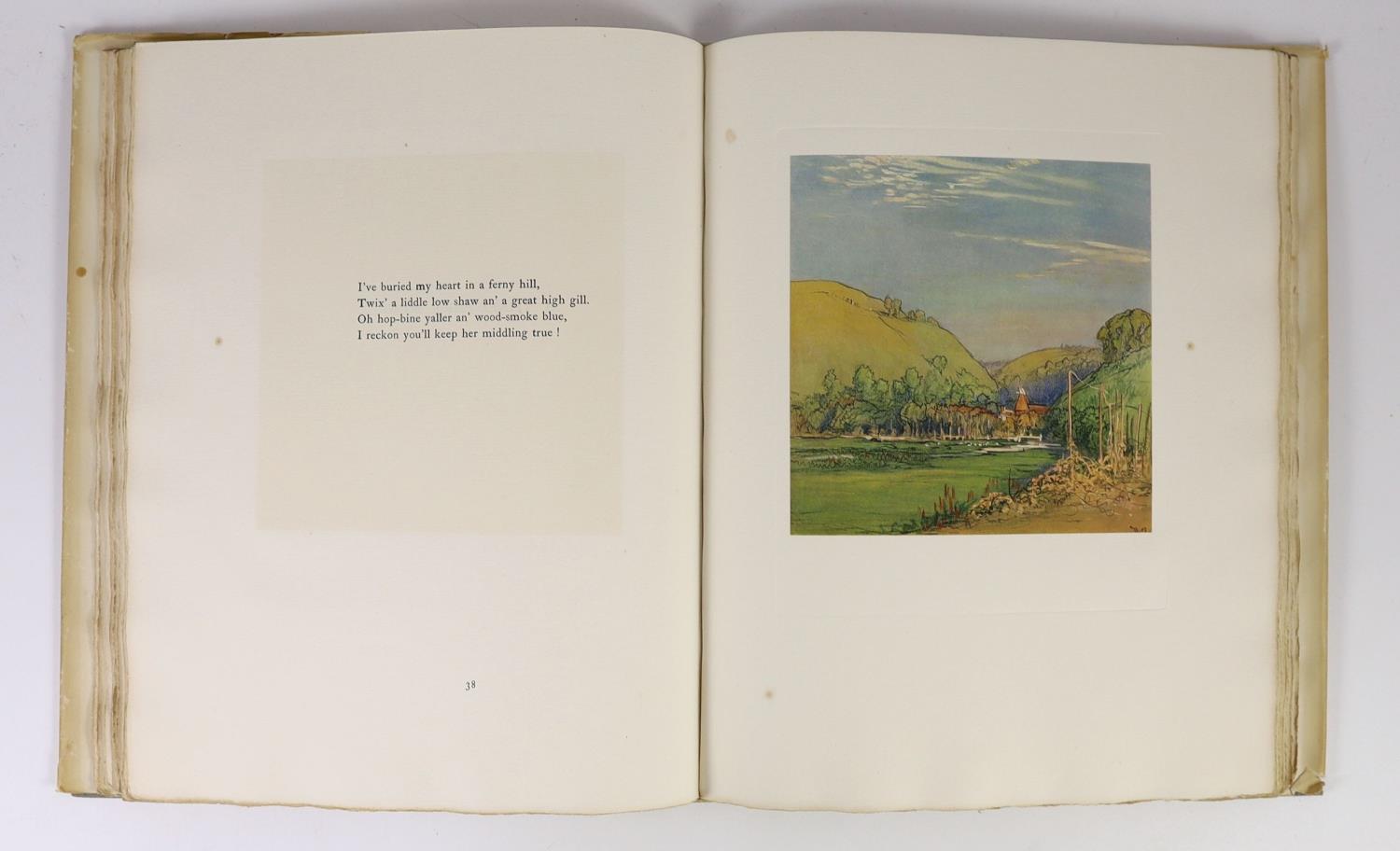 Kipling, Rudyard - Sea and Sussex, one of 500 signed by the author, illustrated with 24 mounted - Image 5 of 5