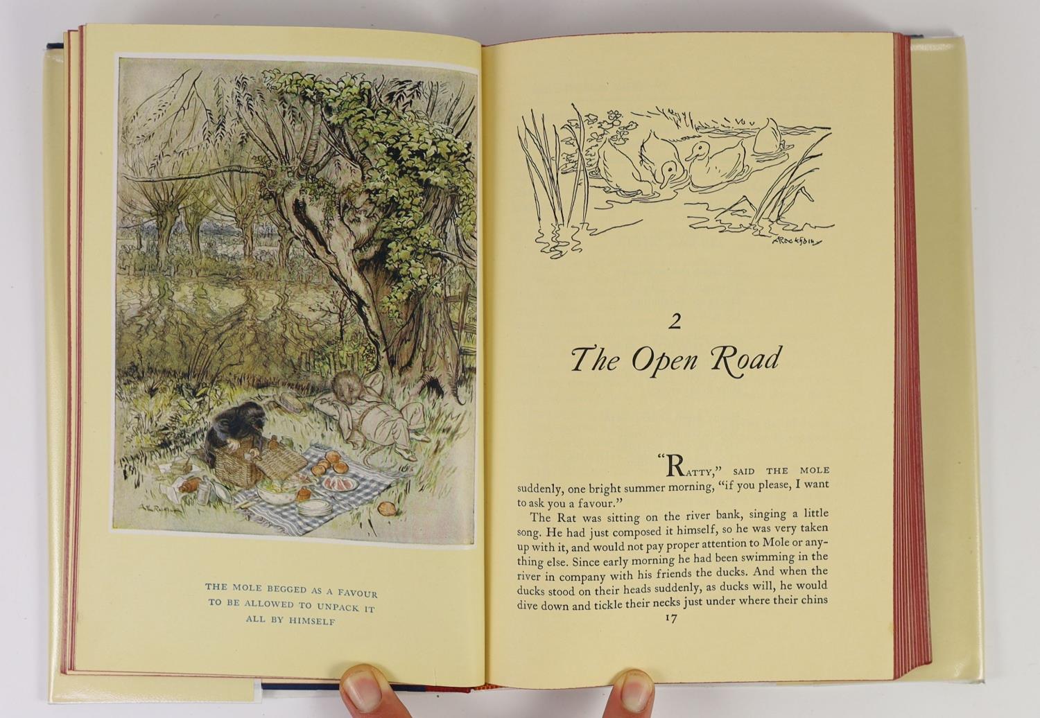 ° ° Grahame, Kenneth. The Wind in the Willows. Illustrations by Arthur Rackham....First US. Trade - Image 5 of 5