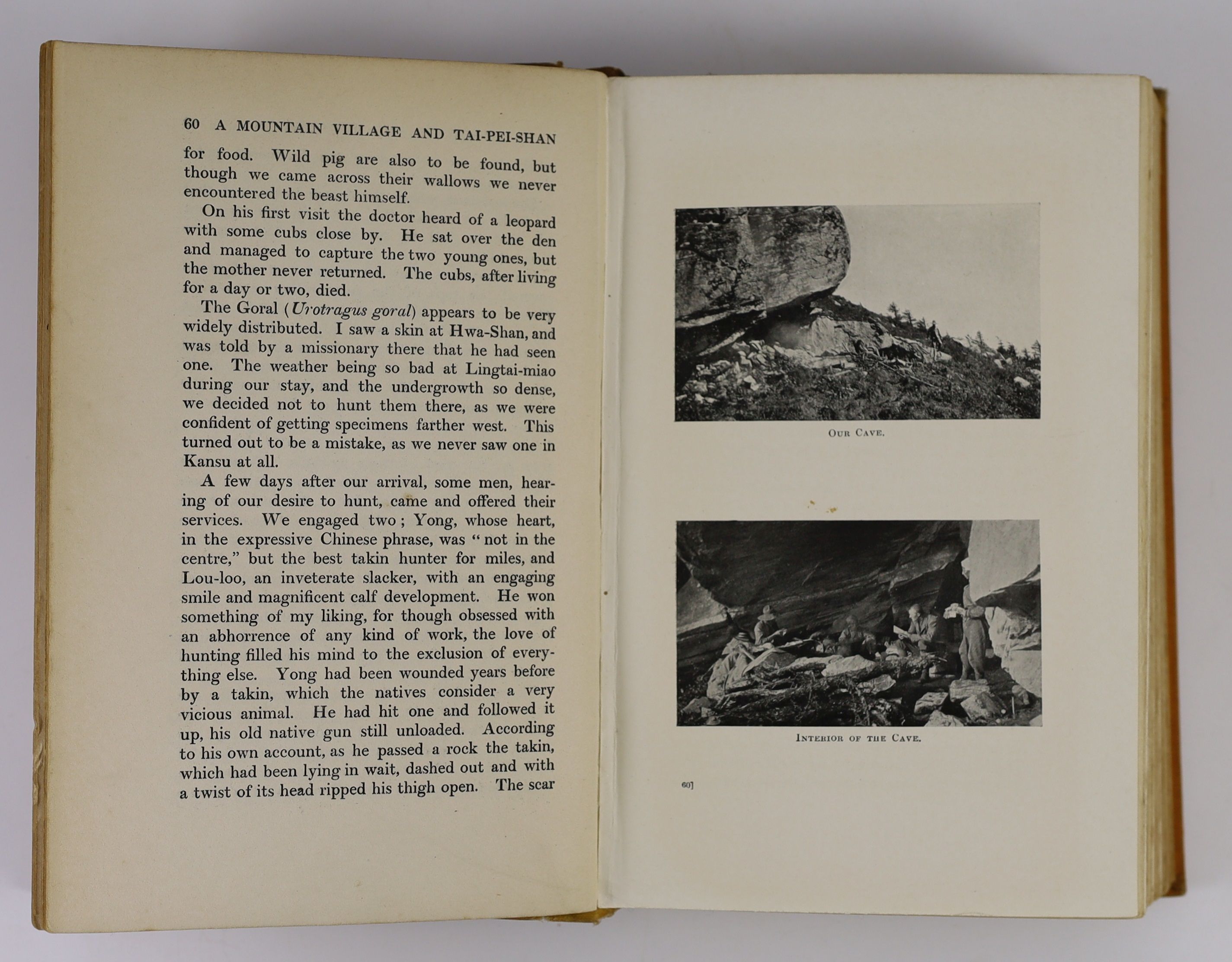 ° ° Wallace, Harold Frank. The Big Game of Central and Western China Being an Account of a Journey - Image 4 of 5