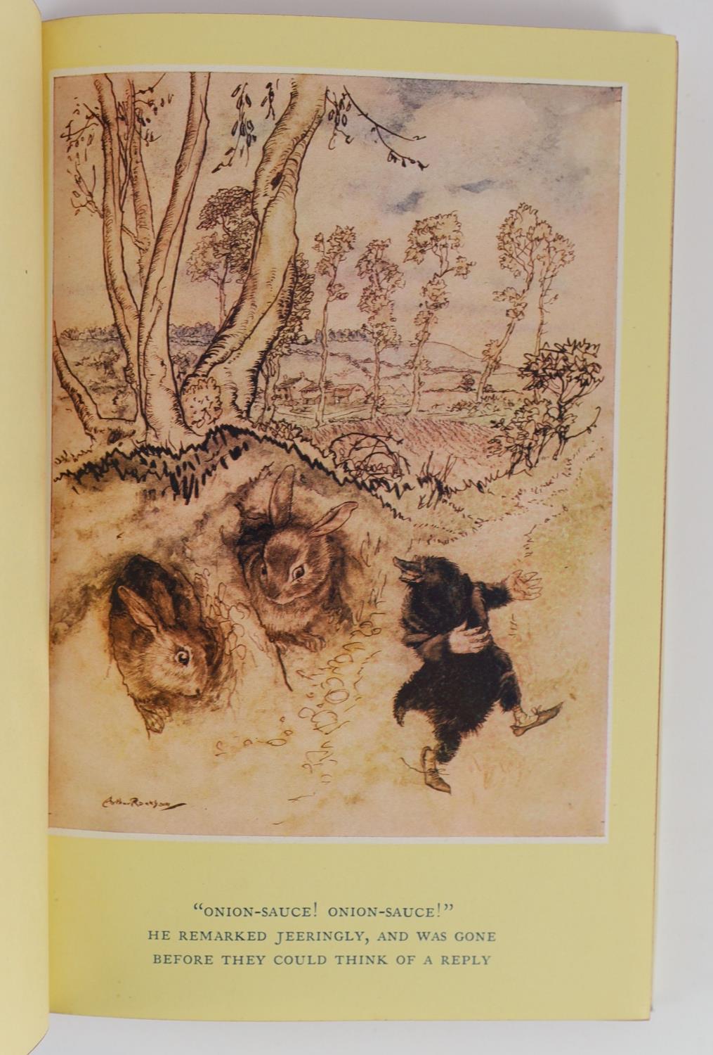 ° ° Grahame, Kenneth. The Wind in the Willows. Illustrations by Arthur Rackham....First US. Trade - Image 2 of 5