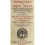 ° ° Melville, James, Sir - Memoires de Jaques Melvil, 12mo, vellum with yapp edges , Adrian