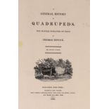 ° ° Bewick, Thomas - A General History of Quadrupeds, 7th edition, 8vo, diced calf rebacked,