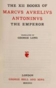 ° ° Rivière Binding - Marcus Aurelius Antonius - The XII Books, 8vo, vellum, front board inlaid with