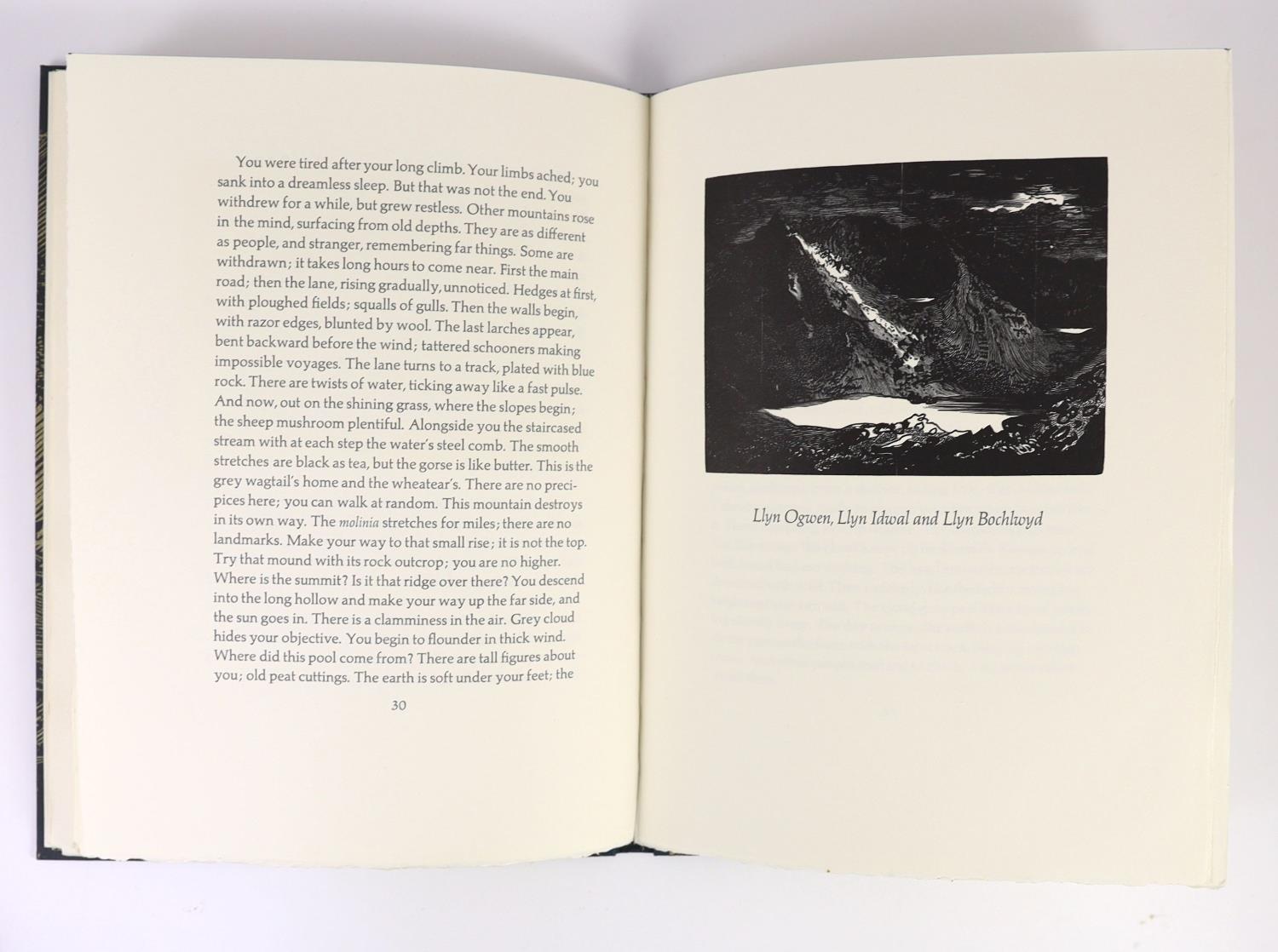 ° ° Thomas, Ronald Stuart - The Mountains, one of 350, illustrated by John Piper, with 10 plates, - Image 3 of 4