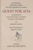 ° ° Collins, Maurice - Quest for Sita, one of 500, illustrated by Mervyn Peake, 4to, buckram,