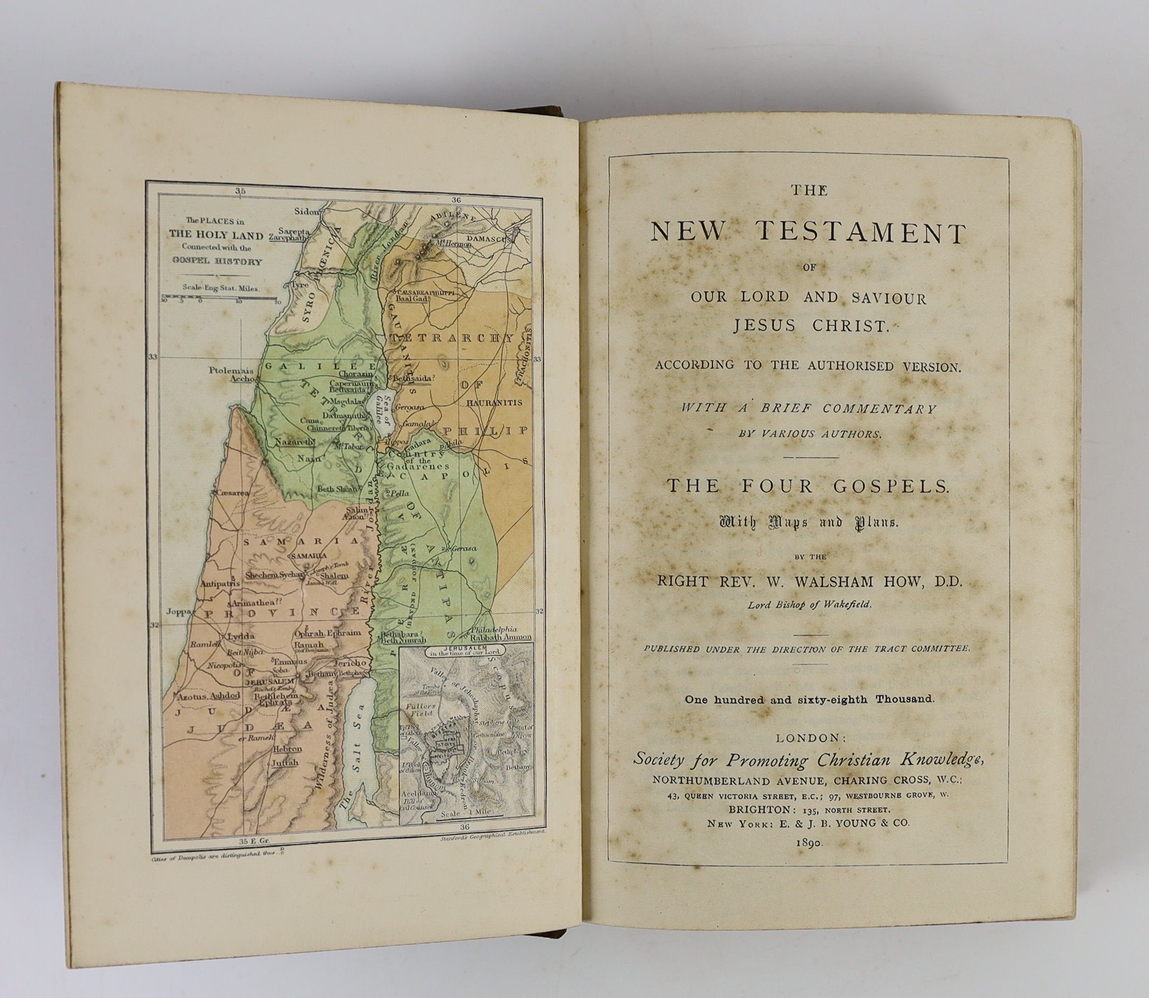 ° ° Hole, William - Old Testament History. Complete with 75 coloured plates, each with descriptive - Image 10 of 11