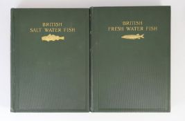 ° ° Maxwell, Herbert Eustace, Sir - British Fresh-Water Fish, 4to, original green cloth, with 12
