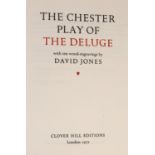 ° ° Jones, David - The Chester Plays of the Deluge. Limited edition, No. 230 of the 250 ‘ordinary