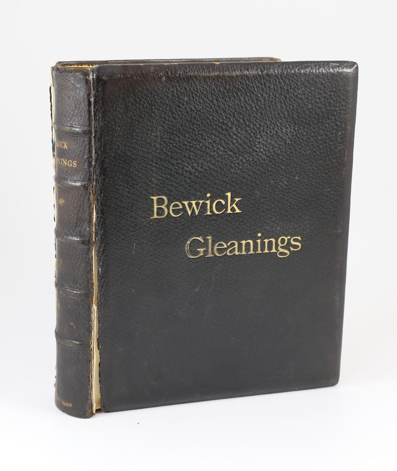 ° ° Bewick, Thomas - Bewick Gleanings, 2 parts in 1 vol. 4to, large paper copy, one of 200 signed by - Image 4 of 4