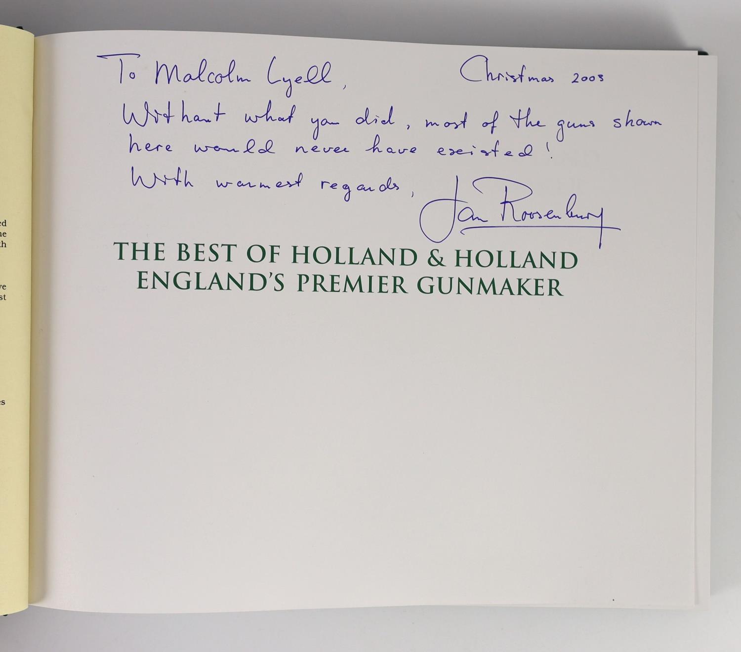 ° ° McIntosh, Michael & Roosenburg, Jan G. The Best of Holland & Holland England’s premier Gunmaker. - Image 3 of 4