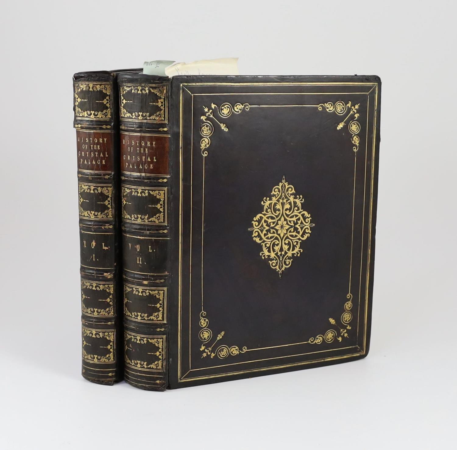 ° ° Tallis, John & Co., - History and Description of the Crystal Palace, 3 vols in 2, morocco gilt - Image 2 of 5