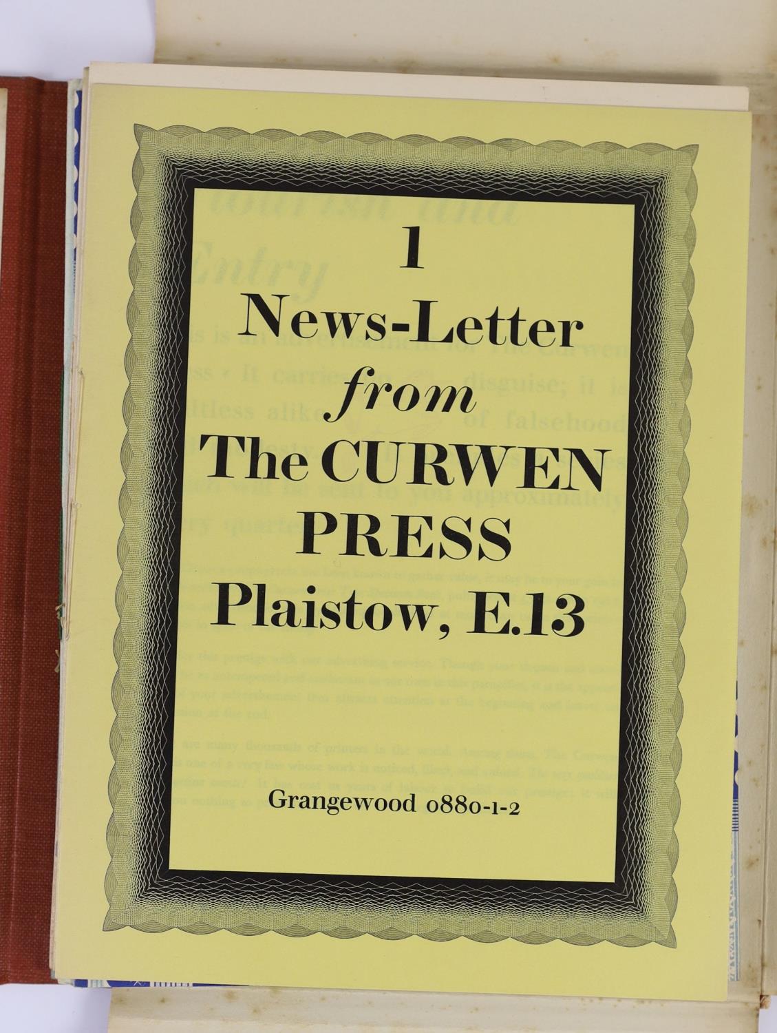 ° ° Various [The Curwen Press] - The Curwen Press News-Letter. 1st ed. 15 vols of 16 (lacking no.2). - Image 7 of 9