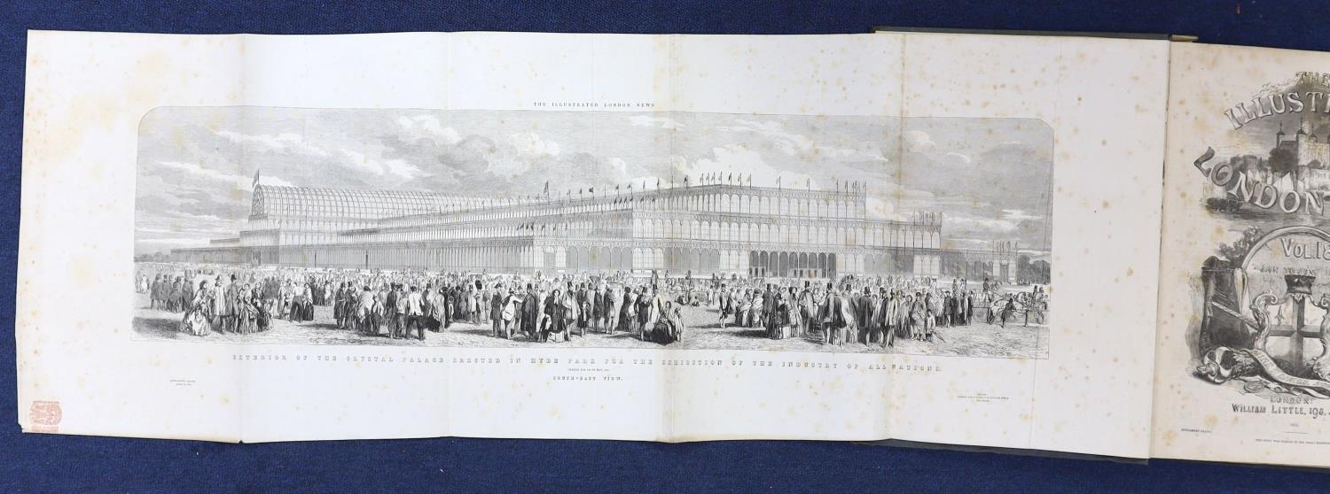 ° ° The Illustrated London News, vols 18-21, (Jan. - June, 1851, and July - Dec. 1852) bound in 2, - Image 5 of 5