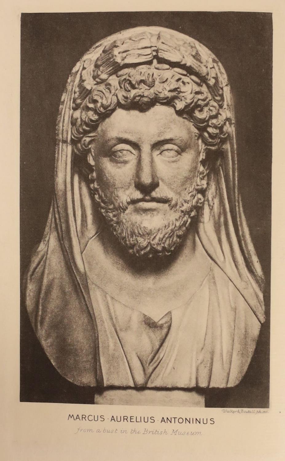 ° ° Rivière Binding - Marcus Aurelius Antonius - The XII Books, 8vo, vellum, front board inlaid with - Image 2 of 3