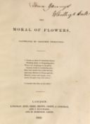 ° ° Hey, Rebecca - The Moral of Flowers, 1st edition, 8vo, contemporary half morocco gilt, with 24