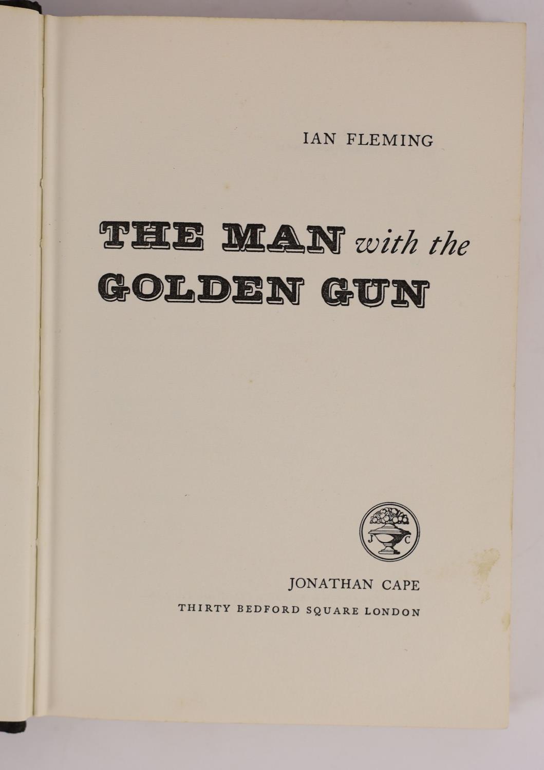 ° ° Fleming, Ian - The Man with the Golden Gun, 1st edition, cloth, with unclipped d/j, Johnathan - Image 3 of 4