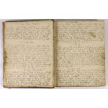 ° ° Early Eighteenth Century Manuscript Cookery. 'Eliz. Wood Her Booke. 1708'. 96pp. used (of