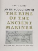 ° ° Jones, David - An Introduction to The Rime of the Ancient Mariner. Limited edition, No. 124 of