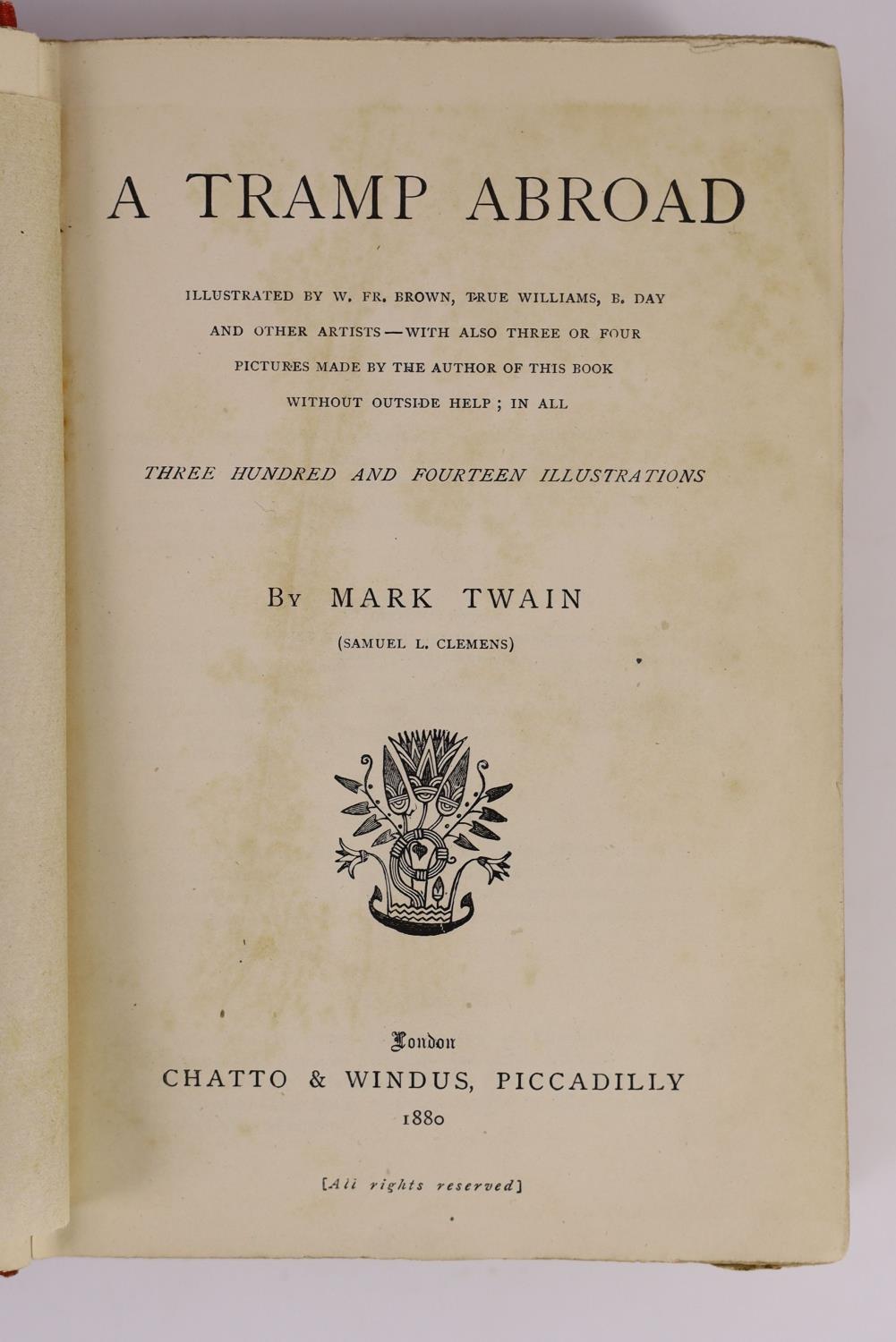 ° ° Twain, Mark [Clemens, S.L] - 3 works - The Prince and the Pauper. A Tale for Young People of all - Image 4 of 7