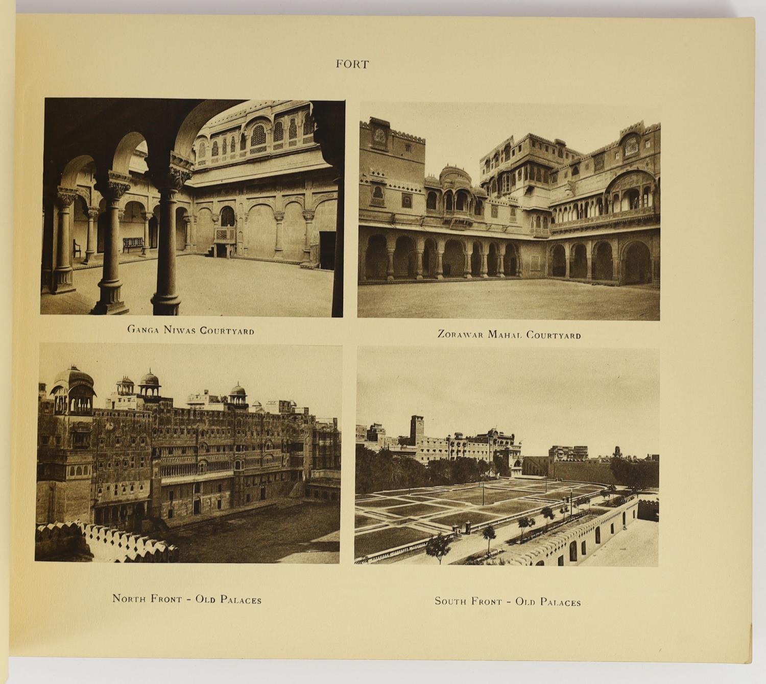 ° ° Bikaner State. Oblong folio, Editions de Luxe, Paris, n.d. [c.1930]. 50 leaves of sepia - Image 3 of 4