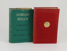 ° ° Bell, Adrian - Corduroy. Silver Ley. The Cherry Tree, 1st edition, 8vo, cloth with unclipped d/