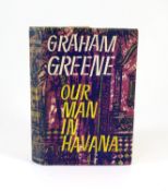 ° ° Greene, Graham - Our Man in Havana, 1st edition, in clipped d/j, William Heinemann, London,