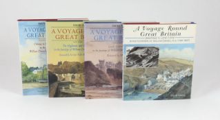 ° ° Addey, David - A Voyage Round Great Britain. 1st ed. 4 vols. Vols 3 and 4 signed by author. Each