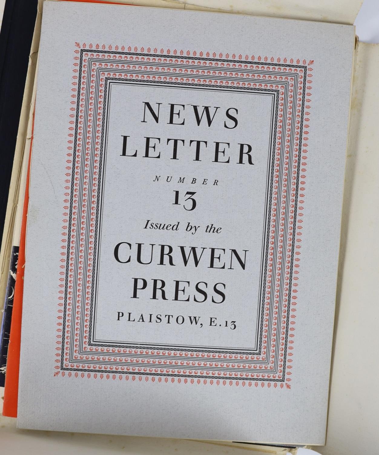 ° ° Various [The Curwen Press] - The Curwen Press News-Letter. 1st ed. 15 vols of 16 (lacking no.2). - Image 3 of 9