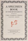 ° ° The Curwen Press - A Specimen Book of Types & Ornaments. 1st and limited ed. one of 135. Adorned