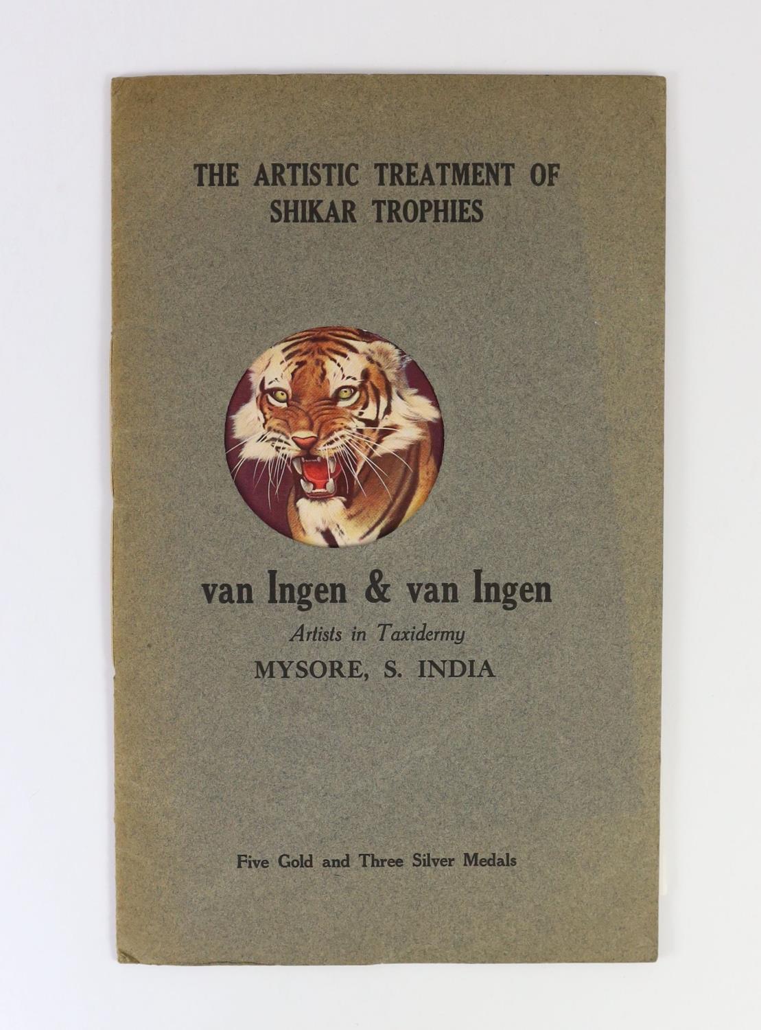 ° ° Van Ingen [Joubert] & van Ingen [Botha]. The Artistic Treatment of Shikar Trophies [By] van