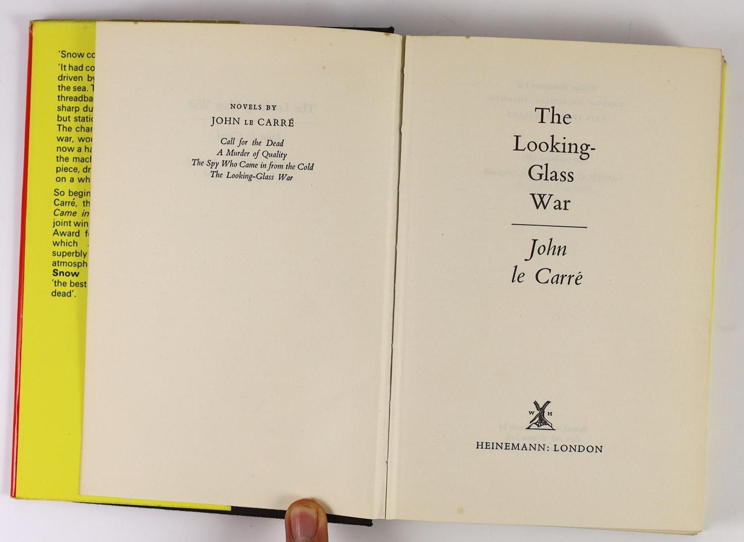 ° ° Le Carre, John - The Looking-Glass War, 1st edition, in unclipped d/j, spine sunned, - Image 2 of 4