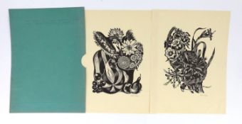 ° ° Golden Cockerel Press, John Nash - Flowers and faces. 1st and limited edition. 2 of the 4