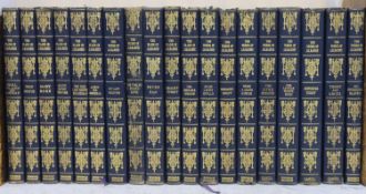 ° ° Barrie, J.M - The Plays (10 vols) and The Works (9 vols), uniformly bound in blue leatherette,