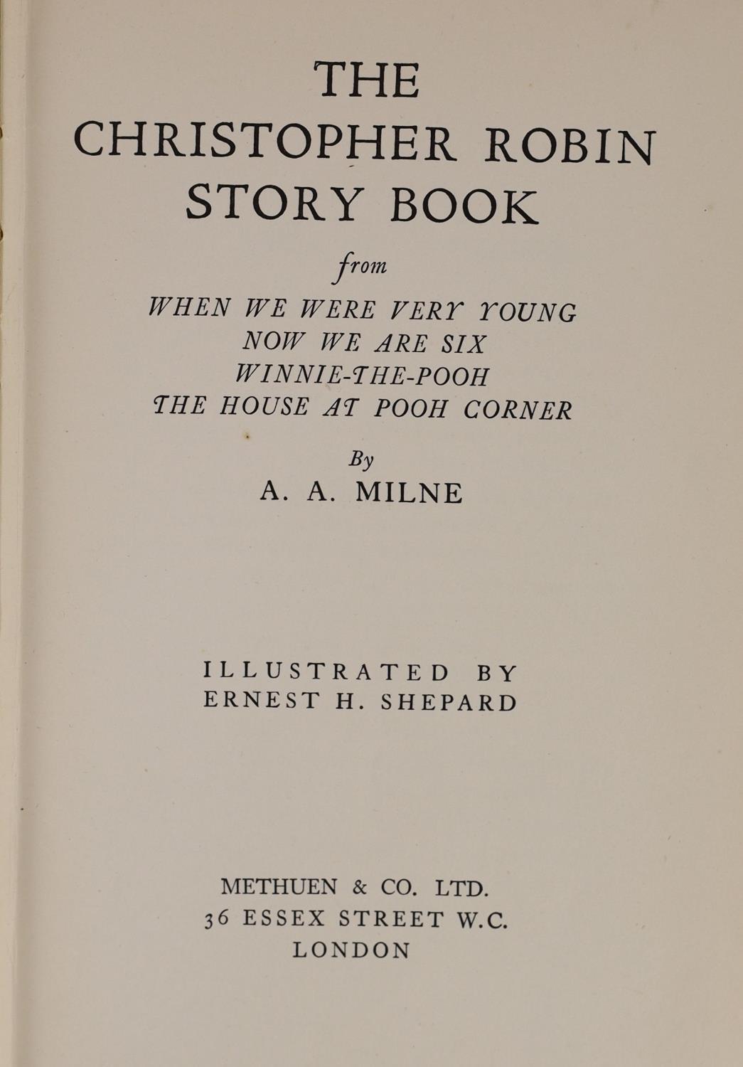 ° ° Dr. Marie Stopes interest - Milne. A. A - The Christopher Robin Birthday Book, 1st edition, with - Image 2 of 7