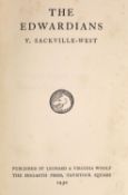 ° ° Sackville-West, Vita - The Edwardians, 1st edition, with authors presentation inscription,