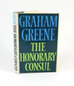 ° ° Greene, Graham - The Honorary Consul, 1st edition, in unclipped d/j, The Bodley Head, London,