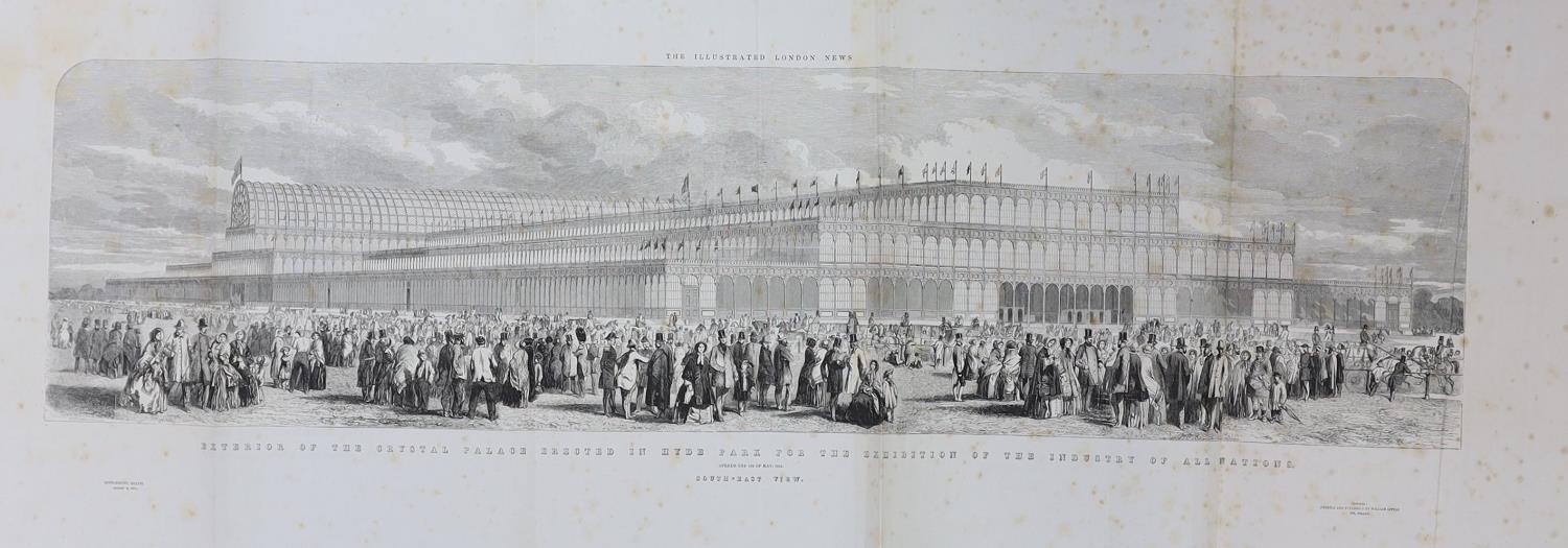 ° ° The Illustrated London News, vols 18-21, (Jan. - June, 1851, and July - Dec. 1852) bound in 2, - Image 4 of 5