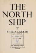 ° ° Larkin, Philip - The North Ship. 1st ed. Ex-library copy. Original black cloth with gilt letters