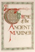 ° ° Coleridge, Samuel Taylor. The Rime of the Ancient Mariner.....coloured and decorated half title,