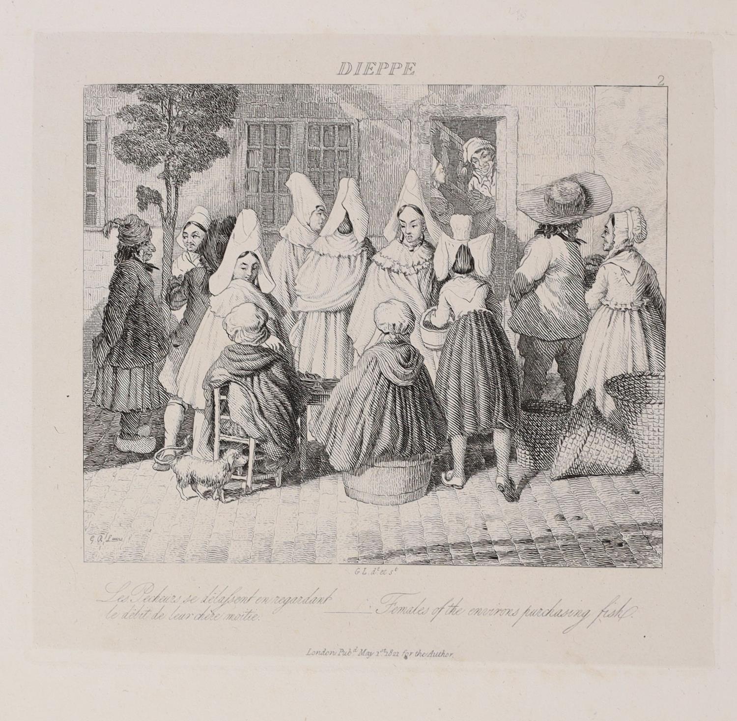 ° ° Lewis, George. Artist - A Series of Groups Illustrating….the People of France and Germany, - Image 3 of 9