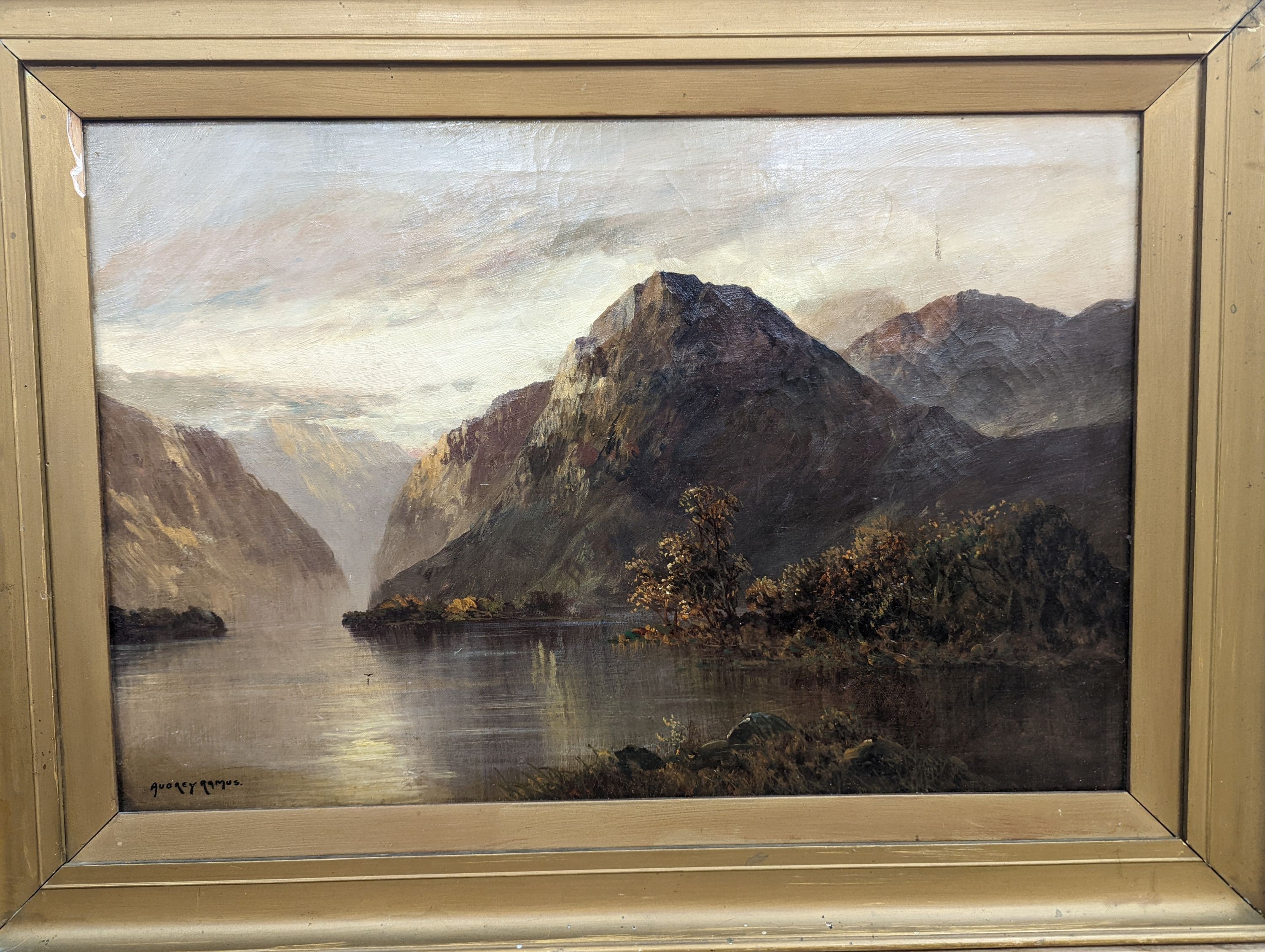 Aubrey Ramus (1895-1950), pair of oils on canvas, highland landscapes, both signed and framed, 40 - Image 2 of 6