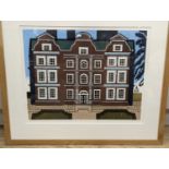 Edward Bawden (1903- 1989), lithograph, Kew Palace, signed in pencil, 103/160, 50 x 64cm