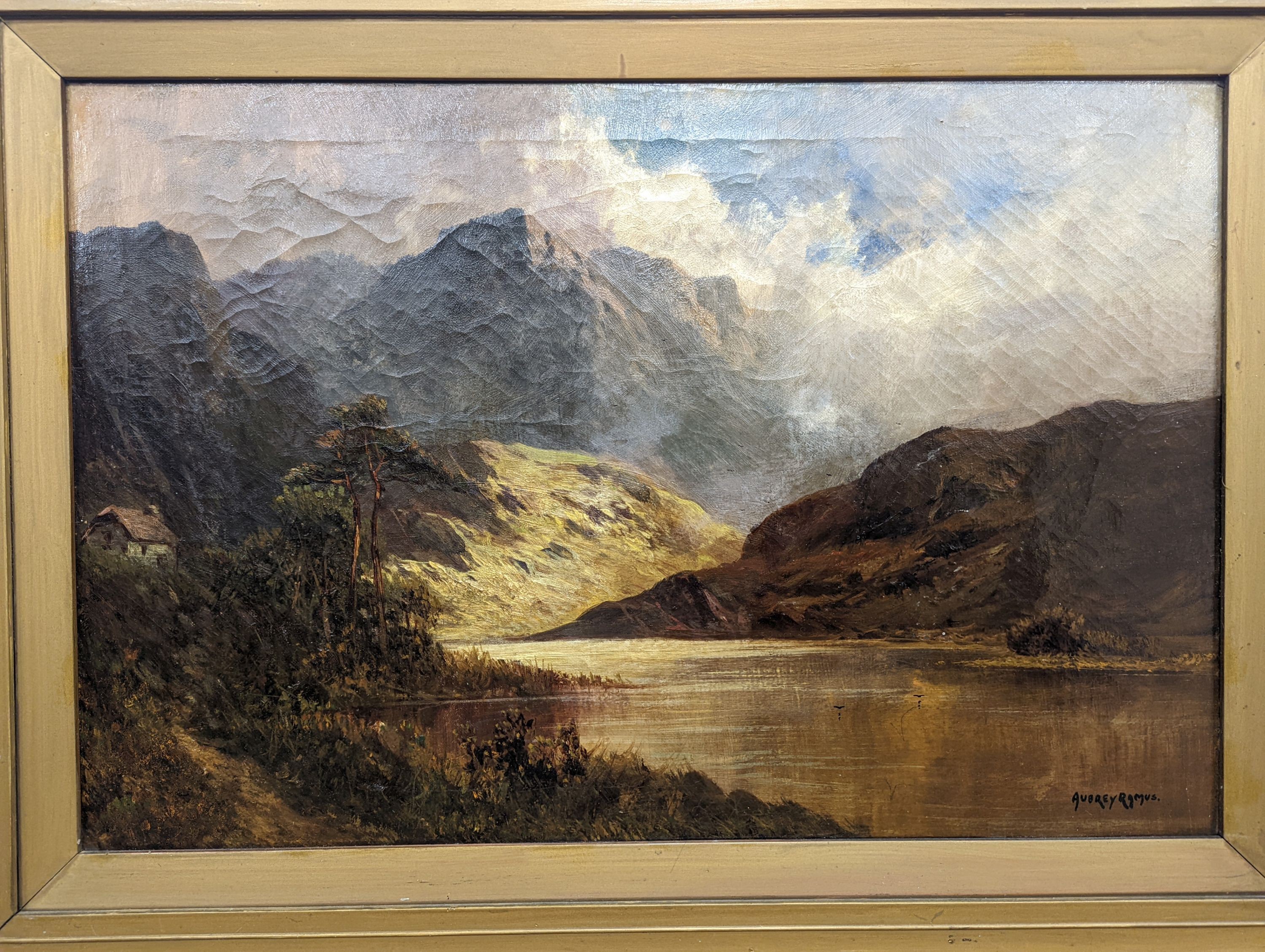 Aubrey Ramus (1895-1950), pair of oils on canvas, highland landscapes, both signed and framed, 40 - Image 4 of 6