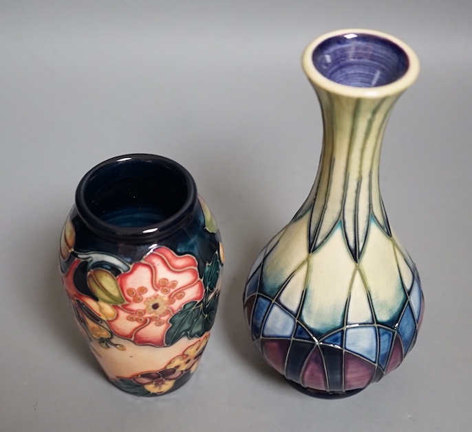 Two modern boxed Moorcroft vases. Tallest 17cm - Image 2 of 4