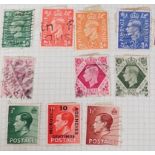 Six albums of predominantly British and Commonwealth stamps