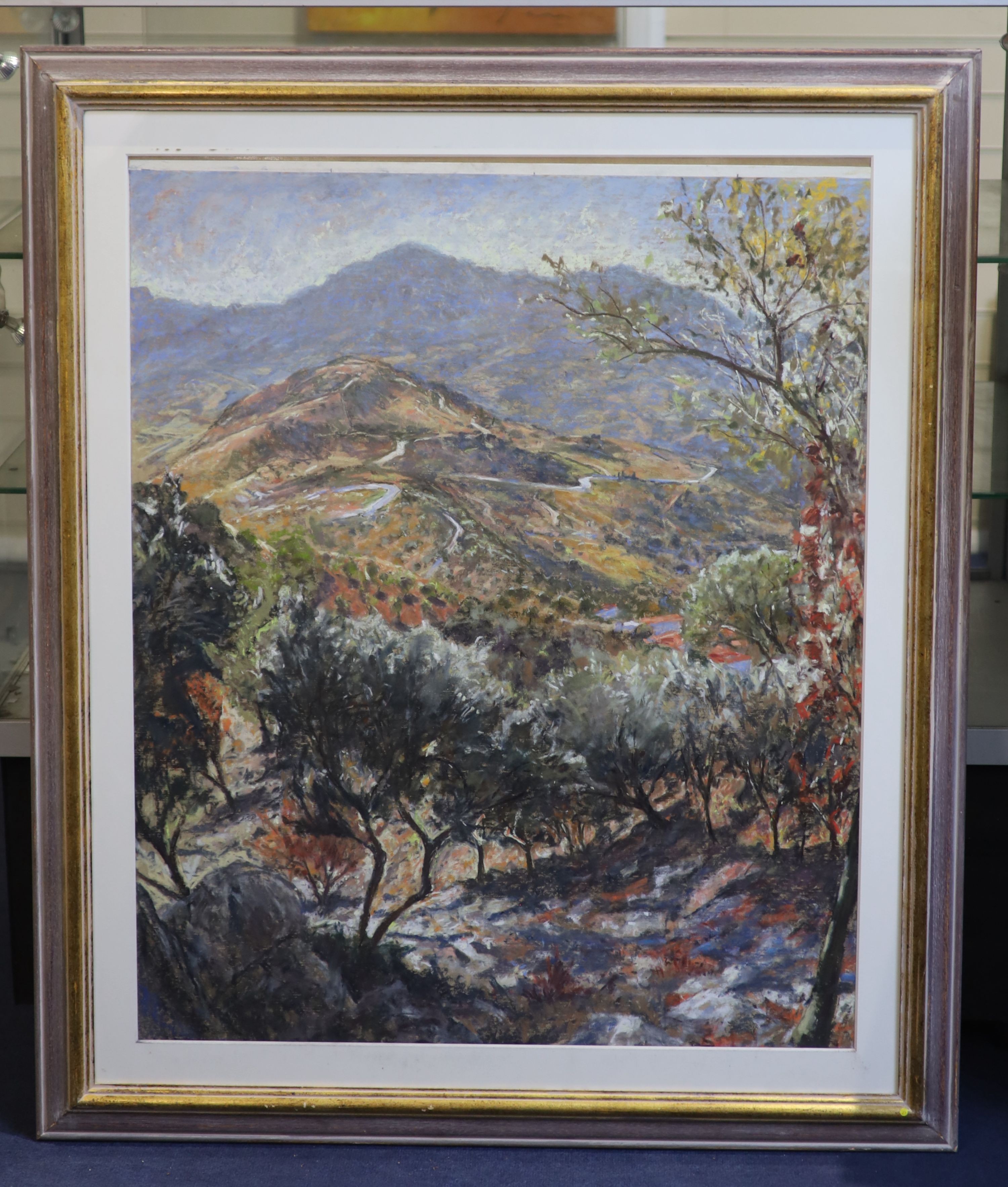 Patrick Cullen (Contemporary) Scorched Earth Mountains of Andalusiamixed mediaNEAC Exhibition - Image 2 of 4