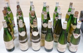 Twenty Four bottles of German Mosel white wine including three Rene Schmidt Riesling Reserve 1976