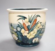 A Moorcroft Lamia pattern jardiniere - 16.5cm high